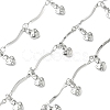 304 Stainless Steel Bar Link Chains CHS-G043-07A-P-1