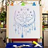 PET Plastic Drawing Painting Stencils Templates DIY-WH0244-088-5