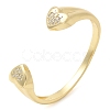 Brass Micro Pave Clear Cubic Zirconia Bracelets BJEW-M053-03G-1