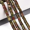 Natural Unakite Beads Strands G-Q606-60A-02-1