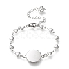 Tarnish Resistant 304 Stainless Steel Bracelet Making STAS-L248-009P-B-2