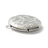 Tarnish Resistant 304 Stainless Steel Diffuser Locket Pendants STAS-K002-10P-3