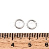 Brass Open Jump Rings KK-B147-03F-P-4