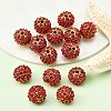 Alloy Rhinestone Beads RB-A034-10mm-A21G-4