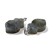 Natural Labradorite Pendants G-A203-02B-P-2