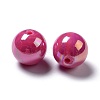 Solid Color Acrylic Beads X-PACR-S095-20mm-14-1