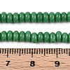 Opaque Solid Color Glass Beads Strands GLAA-ZX008-4mm-18C-4