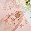 2Pcs 925 Sterling Silver Hollow Charm Cabochon Settings DIY-BC0010-02P-3