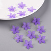 Frosted Acrylic Bead Caps X-MACR-S371-05A-747-6