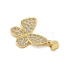 Brass Micro Pave Cubic Zirconia Pendants X-KK-P293-15G-2