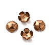 Ion Plating(IP) 304 Stainless Steel Bead Caps STAS-E145-06CG-1