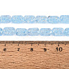 Transparent Crackle Glass Beads Strands GLAA-NH0001-04-A08-2