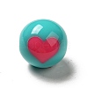 Two Tone Opaque Acrylic Beads SACR-K003-03E-1