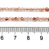 Natural Red Hematoid Quartz/Ferruginous Quartz Beads Strands G-B090-A10-02-5