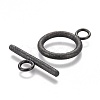 304 Stainless Steel Toggle Clasps Ion Plating(IP) STAS-P248-03EB-2