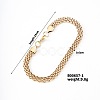 Button Style Simple Fashion 304 Stainless Steel Mesh Chain Bracelets TG2111-1