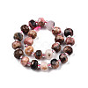 Natural Rhodonite Beads Strands G-N327-08Q-2