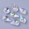 Faceted Glass Pendants GLAA-F068-C27-1