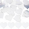 120Pcs Acrylic Mirror Wall Stickers AJEW-SP0001-07-1