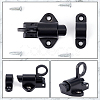 Gorgecraft Aluminum & Alloy Lock Catch Clasps AJEW-GF0004-87B-4