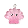 Ocean Theme Transparent Resin Pendants RESI-I351-03P-02-1