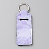 Marble Pattern Neoprene Lipstick Protective Case Portable Holder Pouch Keychain KEYC-WH0040-03B-1