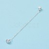 Brass Magnetic Clasp with Cable Safety Chain KK-F839-035S-3