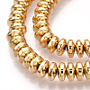 Electroplate Non-magnetic Synthetic Hematite Bead Strands G-Q465-11KC-3