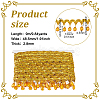 Polyester Tassel Lace Ribbon OCOR-WH0079-75F-2