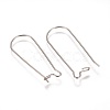 Tarnish Resistant 304 Stainless Steel Hoop Earrings Findings Kidney Ear Wires STAS-L216-22A-P-2