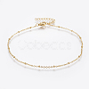 304 Stainless Steel Anklets X-AJEW-H013-05G-1