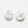 Natural Howlite Cabochons G-R417-10x14-29-2