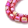 Electroplate Glass Beads Strands EGLA-D030-06C-3