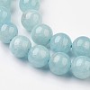 Natural Aquamarine Bead Strands G-J376-23-10mm-3