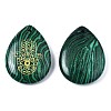 Synthetic Malachite Pendants G-T122-73G-3