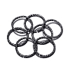 304 Stainless Steel Twisted Open Jump Rings STAS-WH0021-13B-1