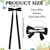 Big Bowknot Polyester Alligator Hair Clips AJEW-CP0008-39C-2