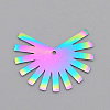 Ion Plating(IP) 201 Stainless Steel Pendants STAS-N090-LA572-1