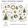 3 Sheets 3 Styles PVC Waterproof Decorative Stickers DIY-WH0404-169-2