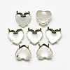 Non-Tarnish 201 Stainless Steel Sew on Prong Settings STAS-T032-06-10mm-1