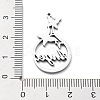 Non-Tarnish 304 Stainless Steel Pendants STAS-D036-15P-3