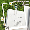 DIY Flat Round Bookmark Making Kits DIY-SC0032-07A-7