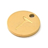 Ion Plating(IP) 304 Stainless Steel Pendants FIND-M017-02G-T-2