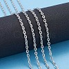 Tarnish Resistant 304 Stainless Steel Cable Chains CHS-K002-02-3mm-5