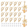 20Pcs Brass Micro Pave Clear Cubic Zirconia Stud Earring Findindgs KK-BC0009-88-1