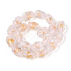 Handmade Gold & Silver Foil Glass Beads FOIL-N030-02H-2