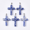 Natural Blue Spot Stone Pendants LS-G-S358-001C-1