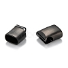 316 Surgical Stainless Steel Magnetic Clasps with Glue-in Ends STAS-F269-01MB-3