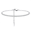 Clear Cubic Zirconia Tennis Bracelets BJEW-I314-009B-1