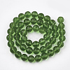 Transparent Glass Bead Strands X-GLAA-R095-12mm-14-2